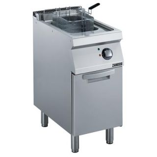 Zanussi MODULAR COOKING RANGE LINE FRITÖS. EL. GOLVMODELL. 400 MM. 14L. BASSÄNG. UNDERSKÅP. LEV. MED 1 FRITÖSKORG