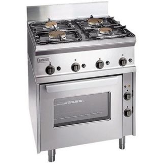 Zanussi MODULAR COOKING 4 BRÄNNARE MED GASUGN (2,2 KW). OBS: EJ GODKÄND FÖR STADSGAS. INKL. 1ST GALLER OCH 1ST KANTIN 440X38