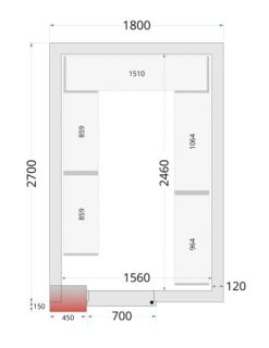 CRNF1827 SHELF RACK SYSTEM KIT