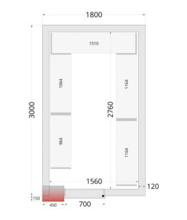 CRNF1830 SHELF RACK SYSTEM KIT