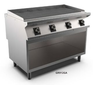 GASGRILL HS MARENO M1-90 GR912GA - 4 zoner, 6 st vändbara grillgaller - 1200 × 920 × 900 mm