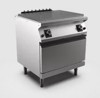 GASHÄLLSPIS MED UGN MARENO M1-70 TP78GFG - hel häll 780 × 580 mm - 2/1 GN gasugn 8 kW