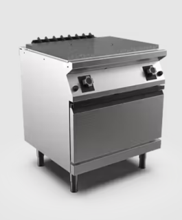 GASHÄLLSPIS MED UGN MARENO M1-90 TP8GFG - hel häll 780 × 740 mm - 2/1 GN gasugn 8 kW