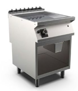 KROMSTEKHÄLL GAS HS MARENO M1-90 FT96GLCG - 1 zon, slät stekyta, termostatreglerad - 600 × 920 × 900 mm