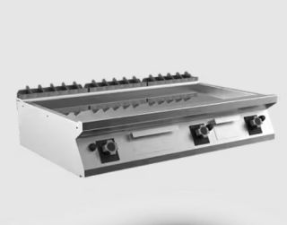 KROMSTEKHÄLL GAS MARENO M1-70 FT712GLCT - 3 zoner, slät stekyta - 1200 × 750 × 900 mm