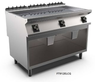 KROMSTEKHÄLL HS MARENO M1-90 FT912ELCG - 3 zoner, slät stekyta - 1200 × 920 × 900 mm