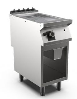 KROMSTEKHÄLL RÄFFLAD GAS HS MARENO M1-90 FT94GRCG - 1 zon, räfflad stekyta, termostatreglerad - 400 × 920 × 900 mm