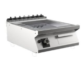 KROMSTEKHÄLL RÄFFLAD GAS MARENO M1-90 FT96GMCT - 1 zon, 1/3 räfflad stekyta, termostatreglerad - 600 × 920 × 250 mm