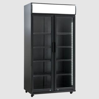 KYLSKÅP MED GLASDÖRR, DISPLAYKYL SD 881 BHE SCAN COOL 569L