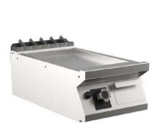 SATIN-KROMSTEKHÄLL GAS MARENO M1-90 FT94GLCST - 1 zon, slät stekyta, termostatreglerad - 400 × 920 × 250 mm