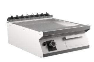 SATIN-KROMSTEKHÄLL GAS MARENO M1-90 FT96GLCST - 1 zon, slät stekyta, termostatreglerad - 600 × 920 × 250 mm