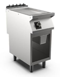 SATIN-KROMSTEKHÄLL HS RÄFFLAD MARENO M1-90 FT94ERCSG - 1 zon, räfflad stekyta - 400 × 920 × 900 mm