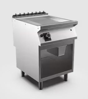 SATIN-KROMSTEKHÄLL RÄFFLAD GAS HS MARENO M1-70 FT76GMCSG - 1 zon, 1/3 räfflad stekyta - 600 × 750 × 900 mm