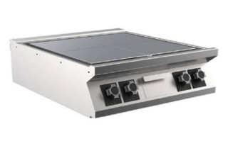 SOLID TOP 2IN1 MARENO M1-90 PL98ET - 4 zoner á 4 kW, ränna med spillåda - 800 × 920 × 250 mm