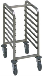 ZANUSSI SERVERINGSVAGNAR KANTINVAGN LÅG FÖR 7 GN 1/1 KANTINER 75 MM DELNING MED HANDTAG