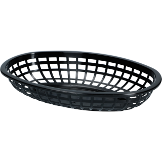SERVERINGSKORG OVAL SVART 235 X 150 X 50 MM 36-ST