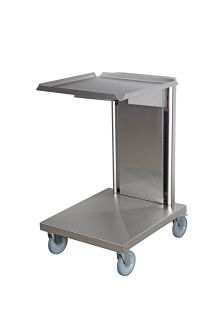 DISPENSERVAGN FÖR DISKKORG 330 X 430 MM, ROSTFRI