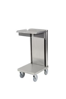DISPENSERVAGN FÖR DISKKORG 330 X 430 MM, ROSTFRI GASTRO TEKNIK