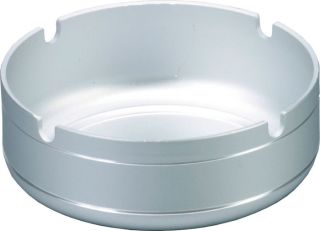 ALUMINIUM ASHTRAY SILVER D100 MM