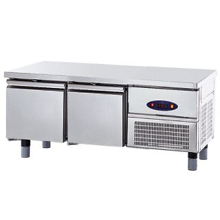 GRILLFRYSBÄNK 2 LÅDOR GN1/1 - 1400 MM
