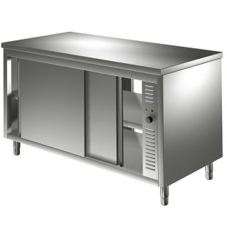 VÄRMEBÄNK MED SKJUTDÖRRAR PÅ BÅDA SIDORNA 1000 x 600 MM, VÄRMESKÅP