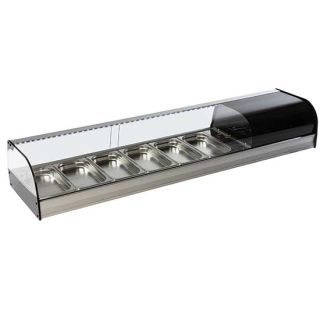 VITRIN FÖR SUSHI OCH TAPAS 6XGN1/3