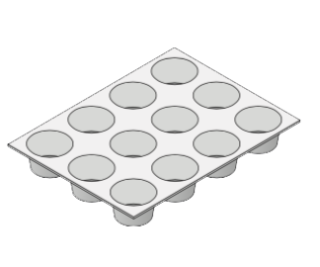 RATIONAL MUFFINS- TIMBALSFORM
