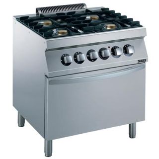 ZANUSSI GASSPIS. GOLVMODELL. 800MM. 4 ÖPPNA BRÄNNARE (4X5,5KW). ELUGN (6KW). GASOLDYSOR BIFOGAS. STADSGASDYSOR (206387) BESTÄLLS SEPARAT