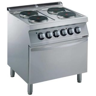 ZanussiMODULAR COOKING ELSPIS. GOLVMODELL. 800MM. 4 RUNDA PLATTOR (4X2,6KW). ELUGN (6KW)