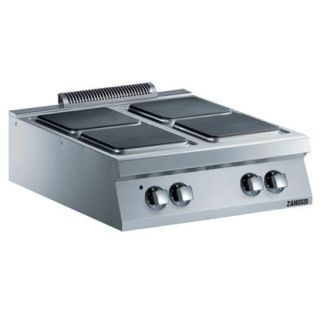 ZanussiMODULAR COOKING ELSPIS. BÄNKMODELL. 800 MM. 4 FYRKANTIGA GJUTJÄRNSPLATTOR STORLEK PLATTOR 30X30CM (4X4KW)