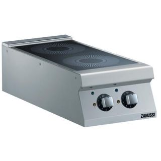 ZanussiMODULAR COOKING INDUKTIONSHÄLL. BÄNKMODELL. 400 MM. 2 VÄRMEZONER (2X5KW, 2X280 MM)