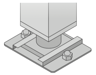 RATIONAL GOLVFÖRANKRING FÖR SKÅP OCH RATIONAL UGNAR TYP 201 OCH 202