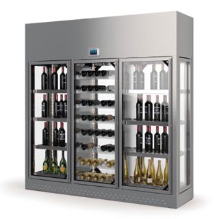 VINKYLSKÅP WINE LIBRARY ISLAND (HÖJD 220 CM) WL 2P / 220 - COLIA