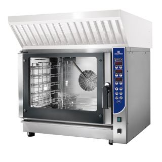 Konvektionsugn ånga/ Kombinationsugn 4 × GN 1/1 / 60×40 cm, med luftfuktare och 2 fläktar