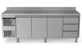 ZANUSSI DIGITAL KYLBÄNK 3 DÖRRAR 3 x 1/3 DRAGLÅDOR -2+10°C INBYGGD KOMPRESSOR 590L