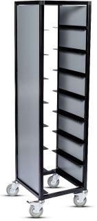 BRICKVAGN FÖR 8ST 280 x 360 MM SVART, GRÅ SIDA