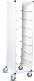 BRICKVAGN FÖR 8ST 330 x 430 MM VIT, VIT SIDA