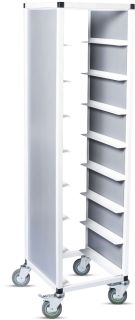 BRICKVAGN FÖR 8ST 330 x 430 MM VIT LJUSGRÅ SIDA