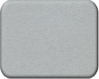 BORDSKIVA TOPALIT 70x70 BRUSHED SILVER