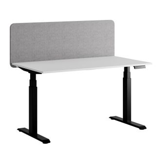BORDSSKÄRM GRÅ – SILENCIO PREMIUM 140x59,5x3,6 CM