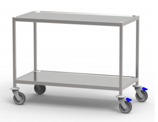 BORDSVAGN UTAN HANDTAG 2 PLAN 800 MM