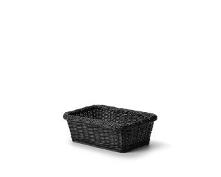 BRÖDKORG SVART PP PLAST. 37,5X28X13HCM