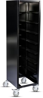 BRICKVAGN FÖR 8ST 280 x 360 SVART, SVART RYGG O SIDOR