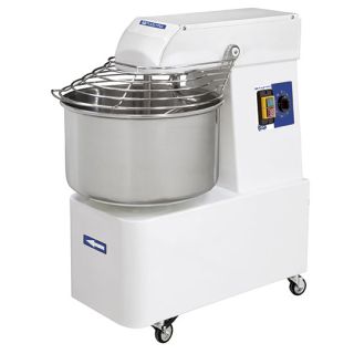 Spiralblandare på hjul, 35 kg/41 liter, 2 hastigheter, med timer