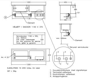VATTENBAD FÖR INBYGGNAD 2 BRUNN PÅ LÄNGDEN