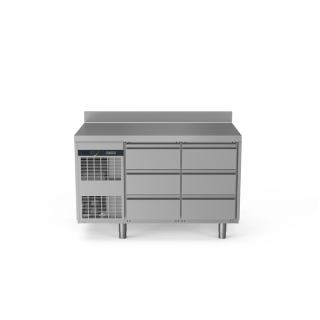 ZANUSSI DIGITAL KYLBÄNK 6 x 1/3 DRAGLÅDOR -2+10°C INBYGGD KOMPRESSOR 290L