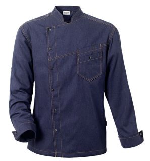 DISTRICT KOCKROCK HERR, TVÄTTAD BLÅ