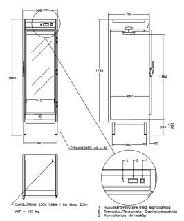 ELECTROLUX AIR O STEAM 20, GENOMGÅENDE MODELL 2007