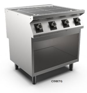 FULL-INDUKTIONSSPIS HS MARENO M1-90 CI98ETG - fullinduktion 4 flexibla zoner 7 kW - 800 × 920 × 900 mm