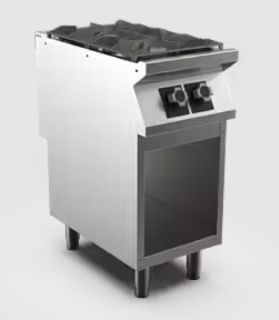 GASSPIS HS MARENO M1-90 PC94GG - 2 öppna brännare 1×6 kW, 1×10 kW - 400 × 920 × 900 mm